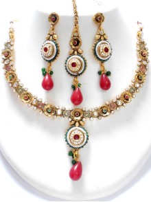 Polki Necklace Set